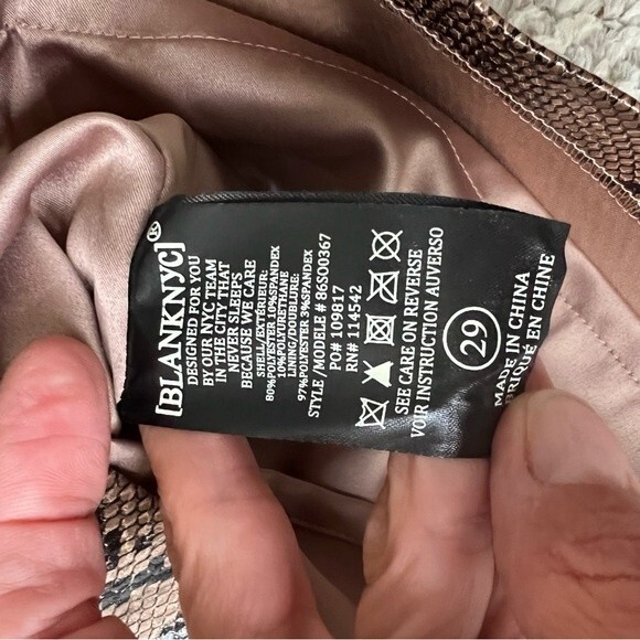 Blank NYC Snake print Mini Skirt - Picture 8 of 11